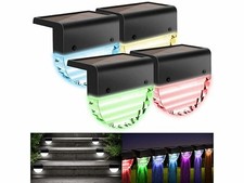 4 lampes solaires d'extérieur à LED RVBB - Lunartec