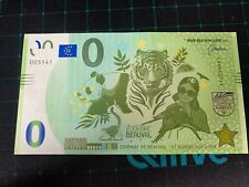 billet Memo euro Zoo parc de Beauval 2020 (numéro au choix)