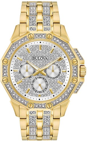 Bulova montre doré - bulova,