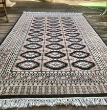 Superbe Tapis laine  Pakistan - noué main  - 205 X  125 - Très Bon État