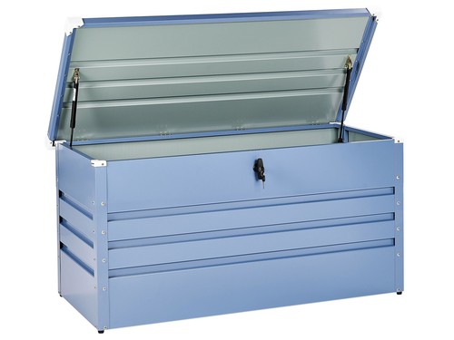 Coffre jardin acier 400 - coffre,