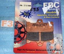 2 plaquettes de frein avant