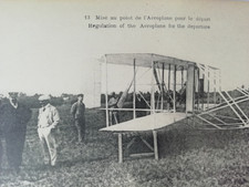 CPA 72 Carte Postale Ancienne Aviation Frères Wright Avion 72000 Sarthe Le Mans