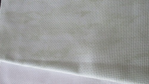 Coupon toile aida marbrée - aida,