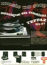 Publicité ancienne électrophone Teppaz HiI-Fi 1967 issue de magazine