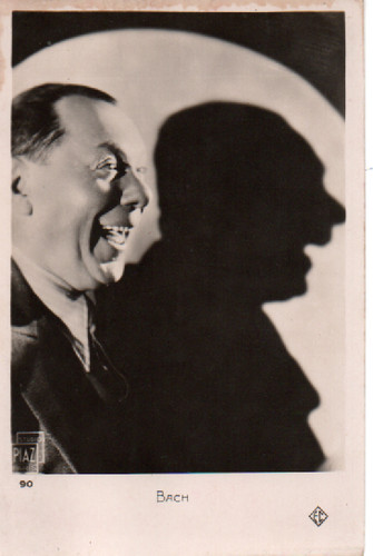 Carte postale bach chanteur - postale,