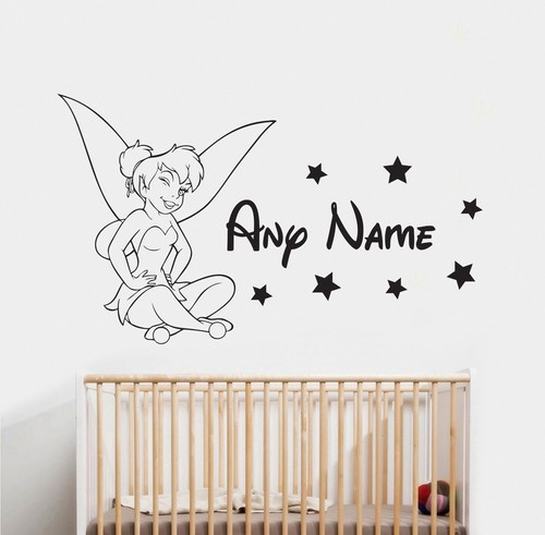 Autocollant mur tinkerbell - tinkerbell, et