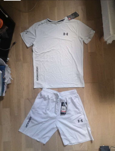Ensemble under armour blanc