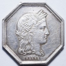 RARE JETON ARGENT PICOT CLUB