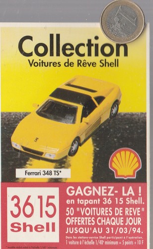 Automobile shell ferrari 348 - automobile.,