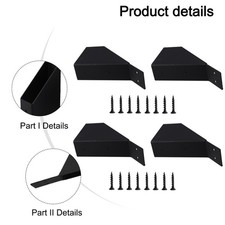 Supports d'angle pergola en