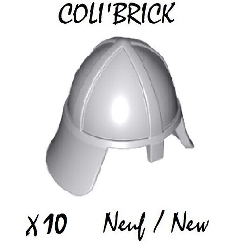 Lego 3844 10x casque heaume - lego,