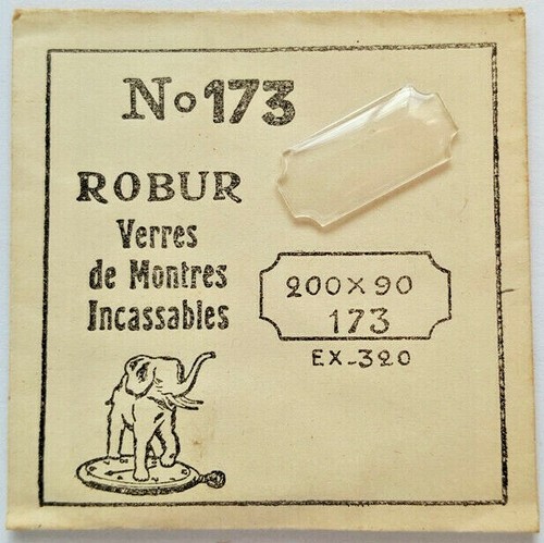 Verre robur plexi 173 - n°, pour