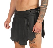 S Gladiateur Jupe Kilt Cuir