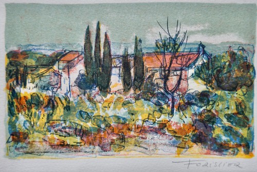 Forissier roger lithographie - forissier,