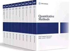 Coffret 2025 CFA Program Curriculum Level 1 Volume 1-10 (Copies imprimées)