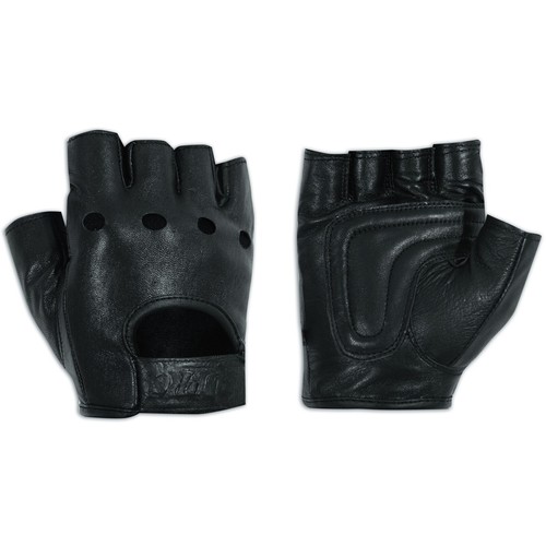 Gants sans doigts cuir - sans,