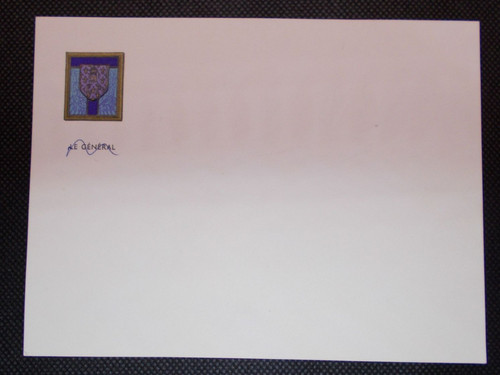 Carte militaire vierge avec