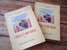 APICULTURE L'ABEIILE ET SON TRAVAIL TOME I & II BRISSET EO 1946 RUCHE ESSAIM