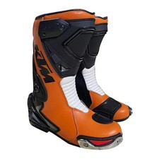 Bottes Moto KTM Homme en Cuir Véritable Course Racing Confort Route Piste CE