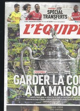 L'EQUIPE-28 AVRIL 2023-Finale de la COUPE DE FRANCE: FC NANTES/transferts/UTMB
