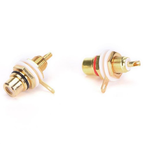 10x set prise jack - femelle, rca