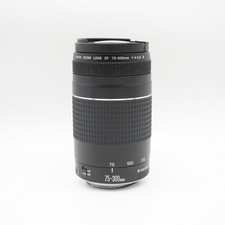 (Pour Pièces / Comme Is) Canon Ef 75-300mm F/4-5.6 III Téléphoto Zoom Lens #838