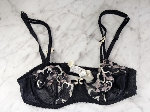 Aubade lace black floral - lace,