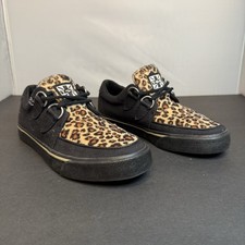 T.U.K. Black Leopard Print
