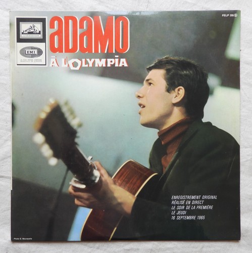 Disque vinyle tours adamo - 33,