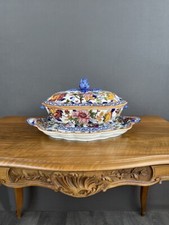 Soupière Et Plat Gien Décor