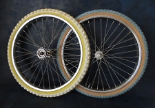 RIGIDA Superchromix roue BMX 20 oldschool vintage pneu Michelin BiB Cross 1980's