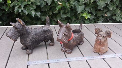 Sculptures art deco - deco, chien