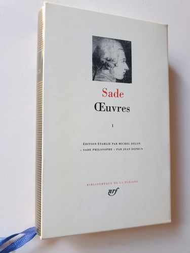 Pleiade sade œuvres 1 - pleiade,