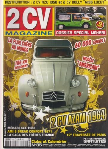 2cv magazine dossier - n°85,
