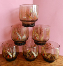 6 verres vintage ARCOROC