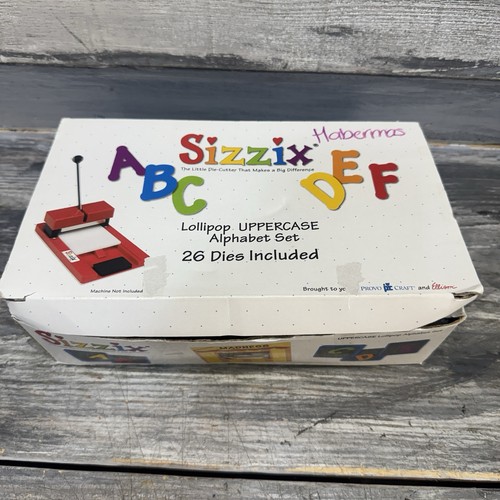 Sizzix lollipop uppercase - lollipop,
