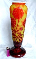 Grand Vase décor Pivoines Le