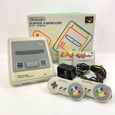 Console Nintendo Super Famicom SFC et manette et logiciel de jeu testé...