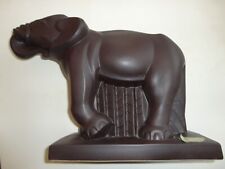 Rare Céramique Zoomorphe ST CLEMENT . ELEPHANT: Long 40 ,H 28 cm , Parfait état