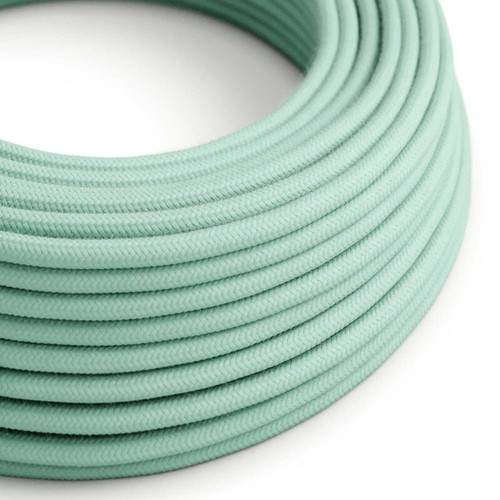 Câble textile rond coton - ,