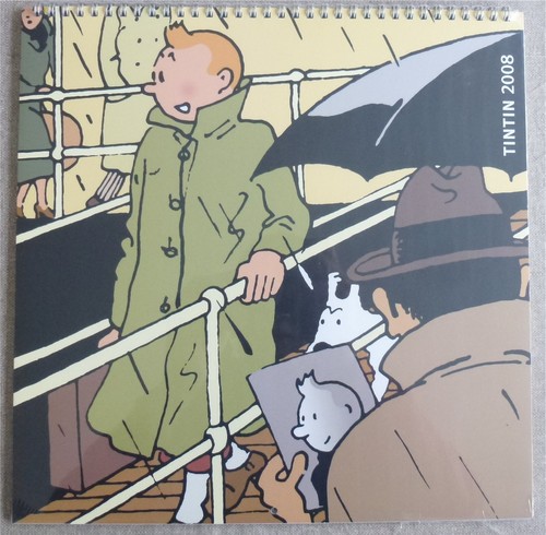 2008 calendrier tintin 12 - 2008,