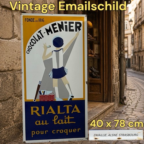 Vintage chocolat menier rialta - vintage,