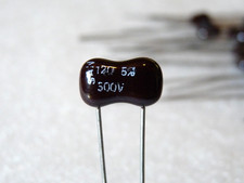 2x 120pF 500V 5% Condensateur