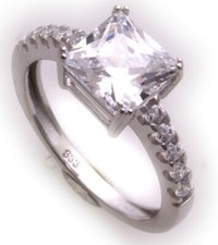 Bague Femme En Or Blanc 333