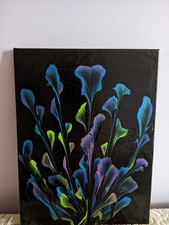 Tableau peinture acrylique sur toile fluide art Décoration Art Mural 