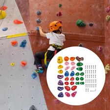 32x Prises d'escalade pour mur