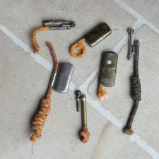 Lot briquet amadou silex