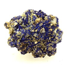 Minéraux et pierres précieuses. Chessylite ( Azurite ). 59.5 ct. Chessy-les-Min