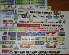 Décalcomanie CIJ norev dinky toys France Voiture CAMION pub 1/43 ancien jouet